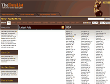 Tablet Screenshot of fayetteville-nc.thedatelist.com