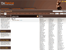 Tablet Screenshot of cleveland-oh.thedatelist.com